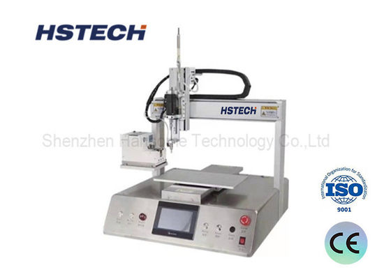 Schroefbevestigingsmachine voor bureaublad en zichtbare werking met een enkele vergrendelingskop