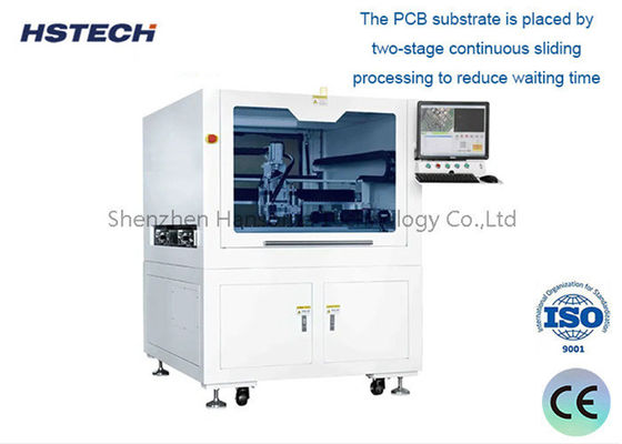 Goede prijs. Hoogresolutie CCD visuele uitlijning pcb router machine Hiwin gids gereedschap levensduur monitor online