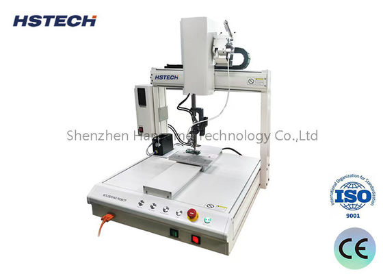 Snelheid X/Y/Z Bewegende automatische soldeerrobot met stappenmotor en maximale snelheid 300 mm/s