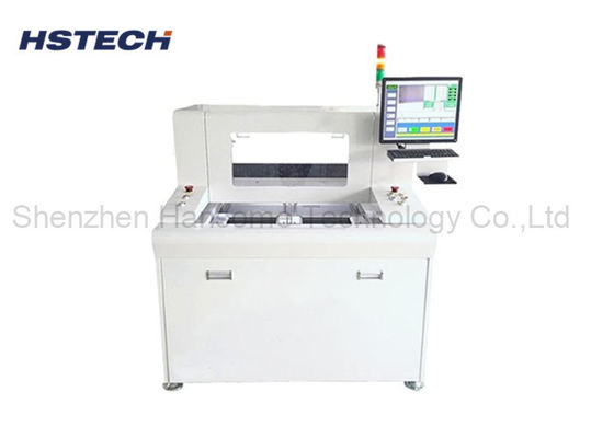 Goede prijs. Double Platform 4 Axis PCBA Router Machine Automatic PCB Depanling Machine met CCD detectie online